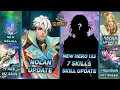 NEW HERO 133 SKILLS UPDATE, NOLAN NEW SKIN EPIC 2026, FREE GATOTKACA M7 - MLBB UPCOMING SKIN