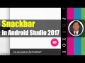 How to Use Snackbar in the Latest Android Studio