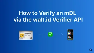 How to Verify a Mobile Driver s License mDL via OID4VP V1 with walt id