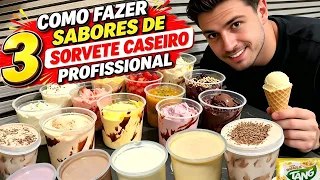 COMO FAZER O MELHOR SORVETE CASEIRO RÁPIDO E FÁCIL LUCRO ALTO