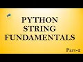 Raw Strings Python String Fundamentals Python Language
