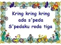Lagu lirik KRING KRING ADA SEPEDA - Lagu Anak - Cipt. Pak Kasur - Musik Pompi S