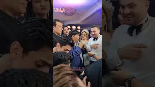 عبد الباسط حمودة وإيهاب توفيق قلبوا فرح حمزة الصغير ضحك وهزار دندنها