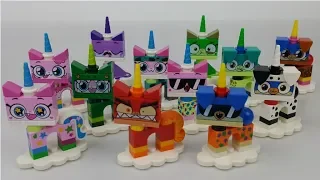 Cała seria 1 Kici Rożek LEGO Unikitty 41775 Kicia Rożek series 1 ALL MINIFIGURES