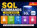 DAY2-SQL Commands Explained DDL DML DQL DCL TCL SQL Tutorial for Beginners