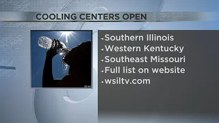 Cooling centers open across the region