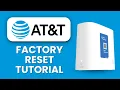 NEW AT T BGW320 Factory Reset Step by Step Restore Router Settings Fix Connectivity Issues
