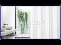 Subrtex 100 Polyester Waterproof Stripes Bathroom Shower Curtain