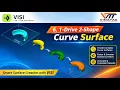 Surface Creation Made Simple with VISI CAD 1-Drive 2-Shape Curve Surface Ex No 6