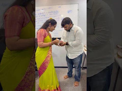Ayudha Pooja at Laabha media â¤ď¸ || #jayaammulu #saipavani #trending #ownvoice #ayudhapooja