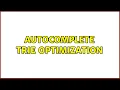 Autocomplete Trie Optimization 3 Solutions
