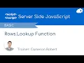 SSJS Rows Lookup in Salesforce Marketing Cloud