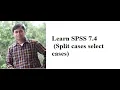 Learn SPSS 7 4 Split cases select cases