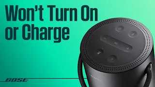 Bose Portable Smart Speaker - Won t Turn On or Charge