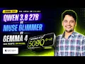 Qwen 3 8 on Ollama vs Muse Glimmer vs Gemma 4 - Local LLM Coding Test on Ollama
