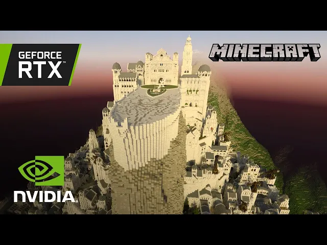 Minecraft with RTX | Minas Tirith by Minecraft Middle-Earth