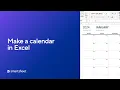 How to Make a Calendar in Excel
