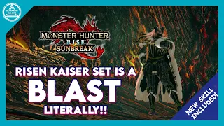 MHR Sunbreak Risen Kaiser set is a BLAST Literally Title Update 3