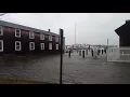 Nor easter in Mystic CT at high tide March 2 2018