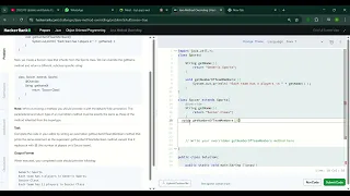 Hacker ranker method override solution