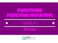 SAT Practice Functions and Function Notation Hard