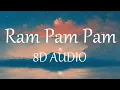 Lagu Ram Pam Pam - Natti Natasha x Becky G (8D AUDIO) 360°