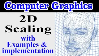 2D Scaling in Computer Graphics Transformation Examples