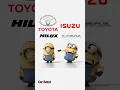 Download Lagu Toyota Hilux vs Isuzu D max  battel funny#car #automobile #funny #trending #asmr #suv #tiktok #fyp