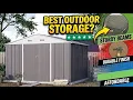 Patiowell 10ft x 10ft Metal Shed with Door Lock