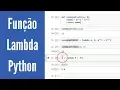 Funcao Lambda e funcoes anonimas Python para machine learning - Aula 7