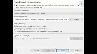 Eclispe - Export Java Project as Runnable Jar