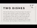 Two Dishes Codechef Solution in Java TWODISH