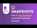 Taking Restoring WordPress Snapshots with Advanced WP Reset plugin
