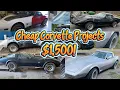CHEAP Classic Corvettes for Sale Now - Starting at 1 500