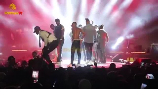 moment wizkid was harassed on stage by his die hard fans