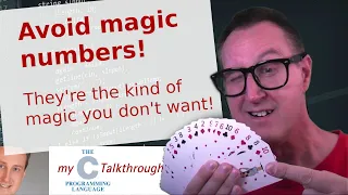 How to avoid magic numbers - they re the kind of magic you don t want in c programming