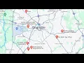 ACTUAL TEST ROUTE Charlotte East North Carolina DMV Read desc