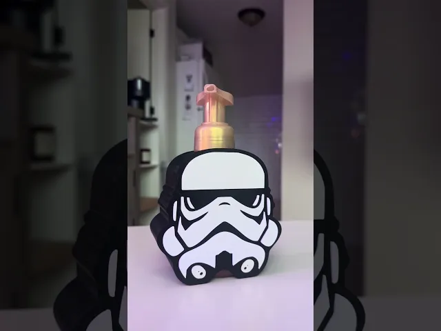 Storm Trooper Soap Holder.3mf video thumbnail