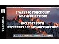 How to Force Quit Mac Application or kill process in 3 different ways