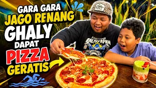 GARA GARA JAGO RENANG GHALY DAPAT PIZZA GRATIS