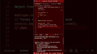 JavaScript Avoid Accidental Object Changes with Object freeze method