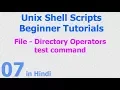 07 - Unix Shell Scripts