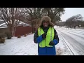 Weather update Icy roads in Denton County Texas