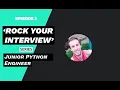 ENGLISH Rock your interview series Ep 2 Junior Python Interview