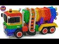Download Lagu ASMR Video  - How to make gasoline tanker truck from magnetic balls - DIY Wonder