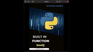 Python inbuilt predefined functions - bool