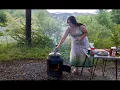 Lagu Day in the Village/ Meat With Vegetables Over the Fire/ Relaxing Country Cooking ASMR