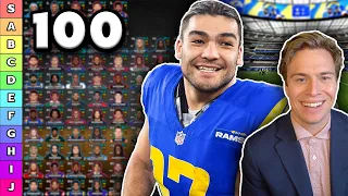 Top 100 Rankings Tiers - 2026 Fantasy Football