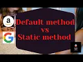 java interface tutorial default and static method in java 8