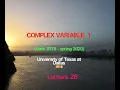 Online Lecture 2B Complex Functions 1 Math 3379 - UTD spring 2020